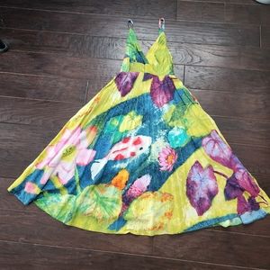 Jams world koi pond midi sundress